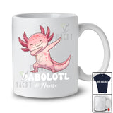Personalized Custom Name Dabolotl; Adorable Kawaii Axolotls Dabbing Girl Lover; Family T-Shirt