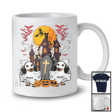 Personalized Custom Name Dachshund Boo Ghost, Scary Halloween Pumpkins, Animal Lover T-Shirt