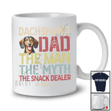 Personalized Custom Name Dachshund Dad Man Myth; Amazing Father's Day Vintage; Family T-Shirt