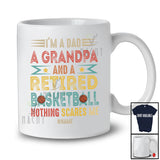 Personalized Custom Name Dad A Grandpa A Retired Basketball; Amusing Father's Day Retirement T-Shirt