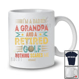 Personalized Custom Name Dad A Grandpa A Retired Golf; Amusing Father's Day Retirement T-Shirt