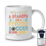 Personalized Custom Name Dad A Grandpa A Retired Soccer; Amusing Father's Day Retirement T-Shirt