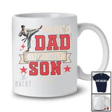 Personalized Custom Name Dad Black Belt Son; Proud Father's Day Karate Martial Art; Vintage T-Shirt