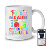 Personalized Custom Name Dad Class of 2025 Kindergarten Graduate; Proud Graduation Family T-Shirt