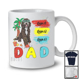 Personalized Custom Name Dad, Cute Summer Vacation Sproodle Sunglasses, Family Group T-Shirt