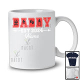 Personalized Custom Name Daddy Est 2024, Amazing Halloween Pregnancy Announcement, Family T-Shirt