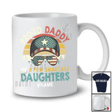 Personalized Custom Name Daddy Of Smartass Daughters; Proud Father's Day Family; Vintage Retro T-Shirt