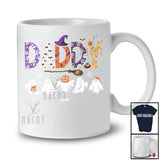 Personalized Custom Name Daddy; Spooky Halloween Boo Ghost Witch Daddy; Family Group T-Shirt
