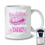 Personalized Custom Name Daughter Of Wonderful Dad In Heaven; Proud Father's Day Memories T-Shirt