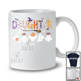 Personalized Custom Name Daughter; Spooky Halloween Boo Ghost Witch Daughter; Family Group T-Shirt