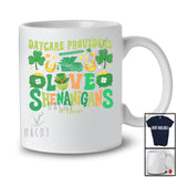 Personalized Custom Name Daycare Providers Love Shenanigans; Proud St. Patrick's Day Jobs Shamrock T-Shirt