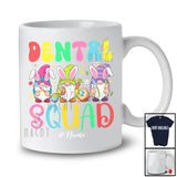 Personalized Custom Name Dental Squad; Awesome Easter Three Bunny Gnomes; Egg Hunting T-Shirt