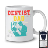 Personalized Custom Name Dentist Dad, Amazing Father's Day Vintage, Family Group T-Shirt