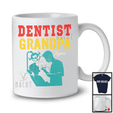 Personalized Custom Name Dentist Grandpa, Amazing Father's Day Vintage, Family Group T-Shirt