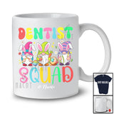 Personalized Custom Name Dentist Squad; Awesome Easter Three Bunny Gnomes; Egg Hunting T-Shirt