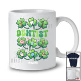 Personalized Custom Name Dentist; Joyful St. Patrick's Day Lucky Shamrocks; Family Jobs T-Shirt