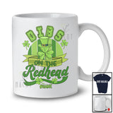 Personalized Custom Name Dibs On The Redhead; Cool St. Patrick's Day Shamrock Drinking; Retro T-Shirt