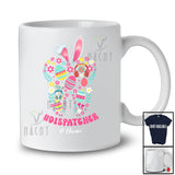 Personalized Custom Name Dispatcher; Fantastic Easter Egg Shape Bunny; Jobs Family T-Shirt