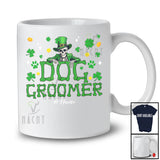 Personalized Custom Name Dog Groomer; Fantastic St. Patrick's Day Leprechaun Skeleton T-Shirt