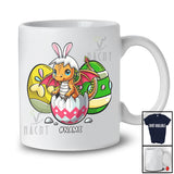 Personalized Custom Name Dragon Bunny Inside Easter Egg; Lovely Easter Dragon Egg Hunt Family T-Shirt