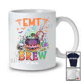 Personalized Custom Name EMT Brew; Scary Halloween Witch Crew; Nursing Nurse Team T-Shirt