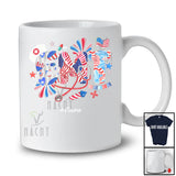 Personalized Custom Name EMT; Fantastic 4th Of July American Flag; Nurse Patriotic T-Shirt