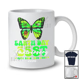 Personalized Custom Name Earth Day 55st Anniversary 2025; Lovely Butterfly Environment T-Shirt