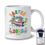 Personalized Custom Name Easter Cruise 2025; Adorable Bunny Cruise Ship; Friends Family T-Shirt