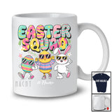 Personalized Custom Name Easter Squad; Amazing Easter Bunny Chick Sunglasses; Family T-Shirt