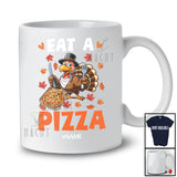 Personalized Custom Name Eat A Pizza; Awesome Thanksgiving Turkey Pizza Food; Fall Family T-Shirt