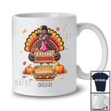 Personalized Custom Name Eat The Hamburger; Humorous Thanksgiving Turkey Food; Family Dinner T-Shirt