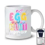 Personalized Custom Name Egg Hunt Supervisor; Awesome Easter Bunny Egg Hunting; Family T-Shirt