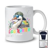Personalized Custom Name Egg Hunter; Joyful Easter Custom Name Camo Goose Sunglasses T-Shirt