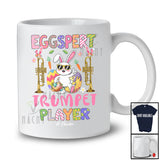 Personalized Custom Name Eggspert Trumpet Player; Joyful Easter Egg Expert; Musical Instrument T-Shirt