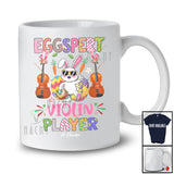 Personalized Custom Name Eggspert Violin Player; Joyful Easter Egg Expert; Musical Instrument T-Shirt