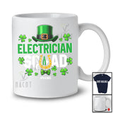 Personalized Custom Name Electrician Squad; Amazing St. Patrick's Day Leprechaun Hat; Family T-Shirt