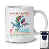 Personalized Custom Name Elf Jaws; Amazing Christmas Sweater Elf Shark; Pajama Family T-Shirt