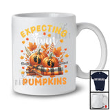 Personalized Custom Name Expecting Twin Pumpkins; Awesome Thanksgiving Pregnancy Pumpkins T-Shirt