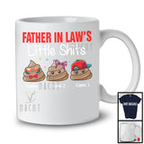 Personalized Custom Name Father in law's Little Sh*ts, Humorous Father's Day Poops, Family Group T-Shirt