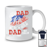 Personalized Custom Name Fencing Dad Definition Cooler; Joyful Father's Day Vintage US Flag T-Shirt