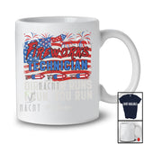 Personalized Custom Name Fireworks Technician Runs; Proud 4th of July US Flag Firecracker T-Shirt