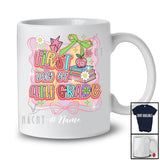 Personalized Custom Name First Day Of 4th Grade; Lovely Back To School Coquette Bow Tie; Teacher T-Shirt