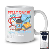 Personalized Custom Name First Day Of Doing Teacher Stuff; Joyful Back To School Coffee T-Shirt