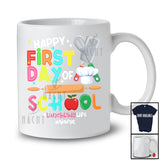 Personalized Custom Name First Day Of Lunch Lady Life; Lovely Back To School Lunch Lady Tools T-Shirt