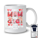 Personalized Custom Name First Mom Now Gigi; Amazing Mother's Day Leopard Flowers T-Shirt