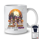 Personalized Custom Name Forget Candy Give Me Beagles; Lovely Halloween Three Witch T-Shirt