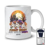 Personalized Custom Name Forget Candy Give Me Sheep; Lovely Halloween Three Witch Farmer T-Shirt