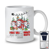 Personalized Custom Name Forget Milk Give Me Goats; Joyful Christmas Three Santa Farmer T-Shirt