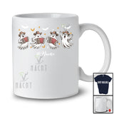 Personalized Custom Name Four Boo Playing Accordion; Joyful Halloween Custom Name Musician T-Shirt