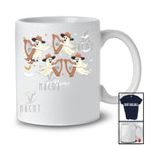 Personalized Custom Name Four Boo Playing Harp; Joyful Halloween Custom Name Musician T-Shirt